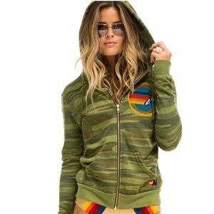 Aviator Nation Hoodie- Camo